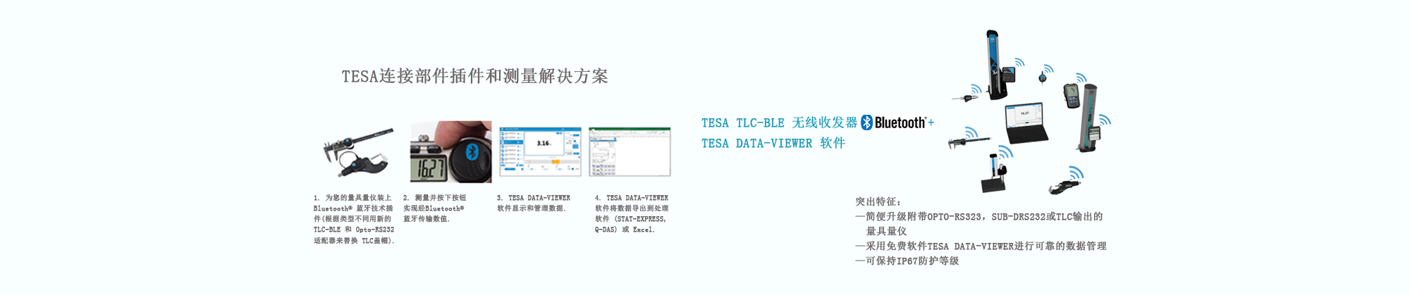 TESA連接部件插件和測量解決方案